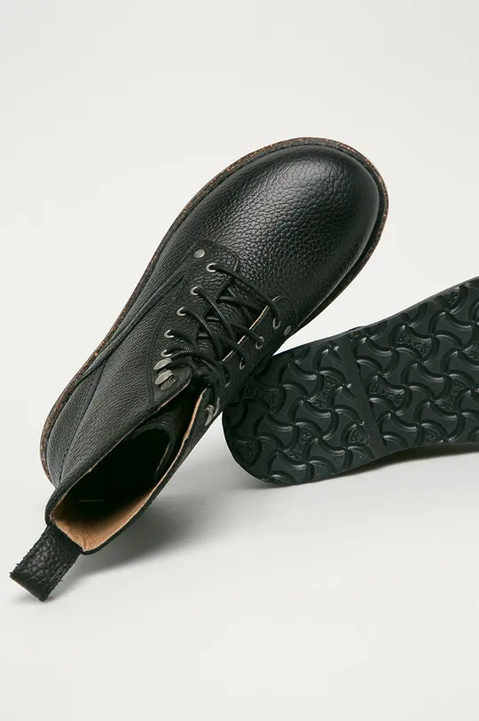čierna Birkenstock - Kožená obuv Bryson