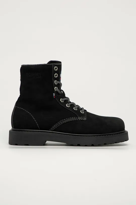 чорний Tommy Jeans - Замшеві черевики Чоловічий