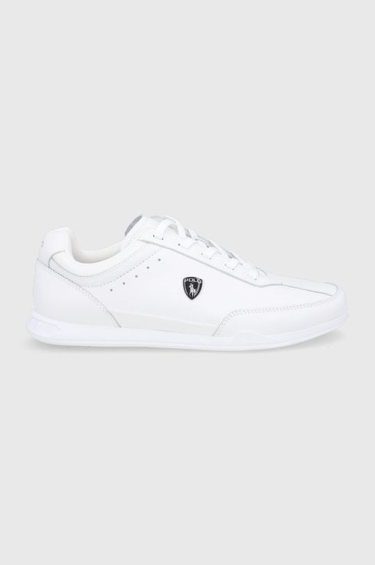 bílá Kožené boty Polo Ralph Lauren Pánský
