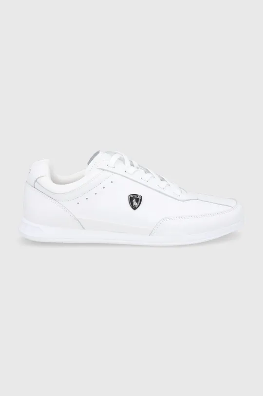 λευκό Δερμάτινα παπούτσια Polo Ralph Lauren Ανδρικά