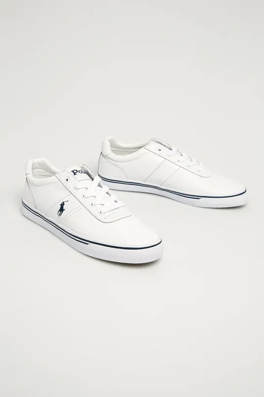 Polo Ralph Lauren - Δερμάτινα παπούτσια λευκό