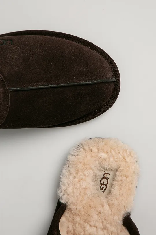 UGG suede slippers Scuff  Uppers: Natural leather Inside: Merino wool Outsole: Synthetic material