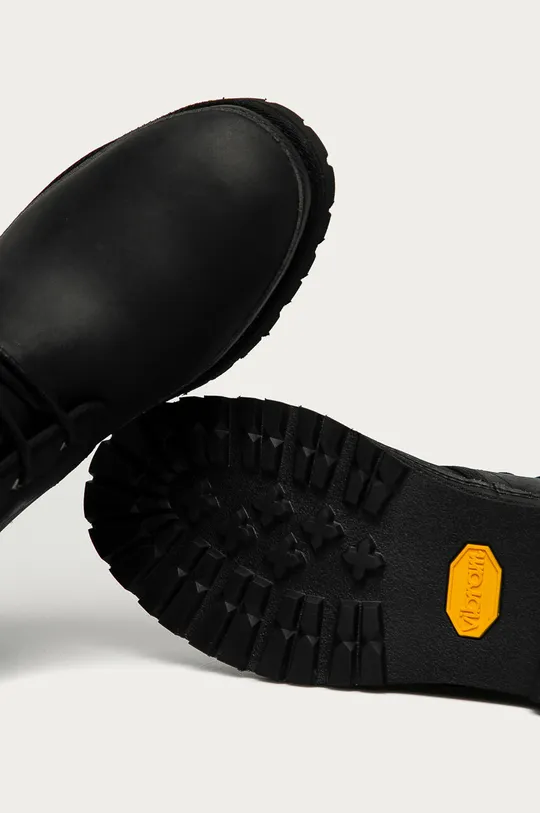 μαύρο UGG - Δερμάτινα παπούτσια Harkland