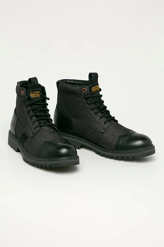 G-Star Raw - Členkové topánky čierna