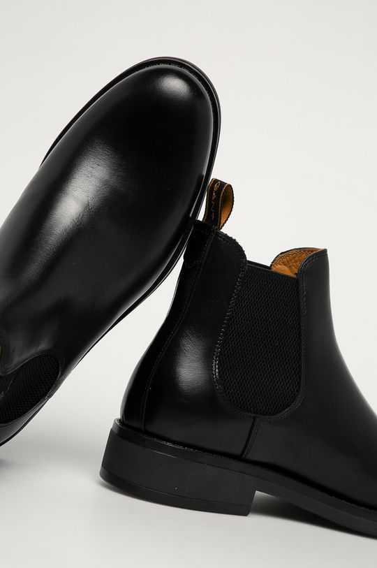čierna Gant - Kožené topánky Chelsea Brookly