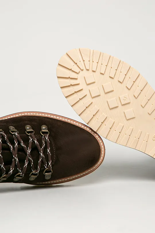 hnedá Gant - Semišové topánky Roden