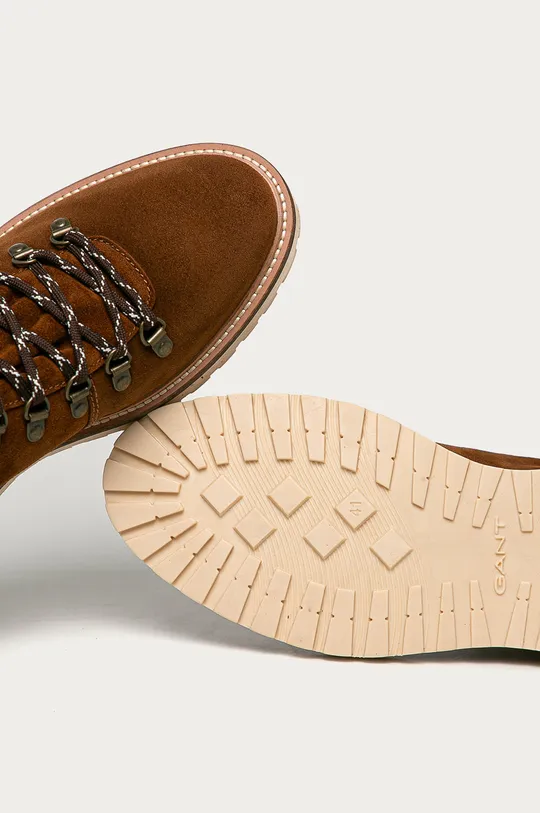 hnedá Gant - Semišové topánky Roden