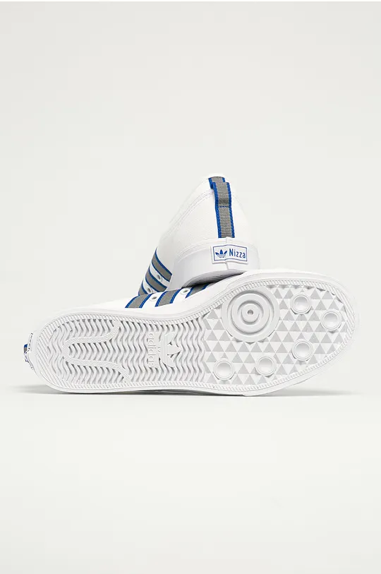 biały adidas Originals - Tenisówki Nizza FW4326
