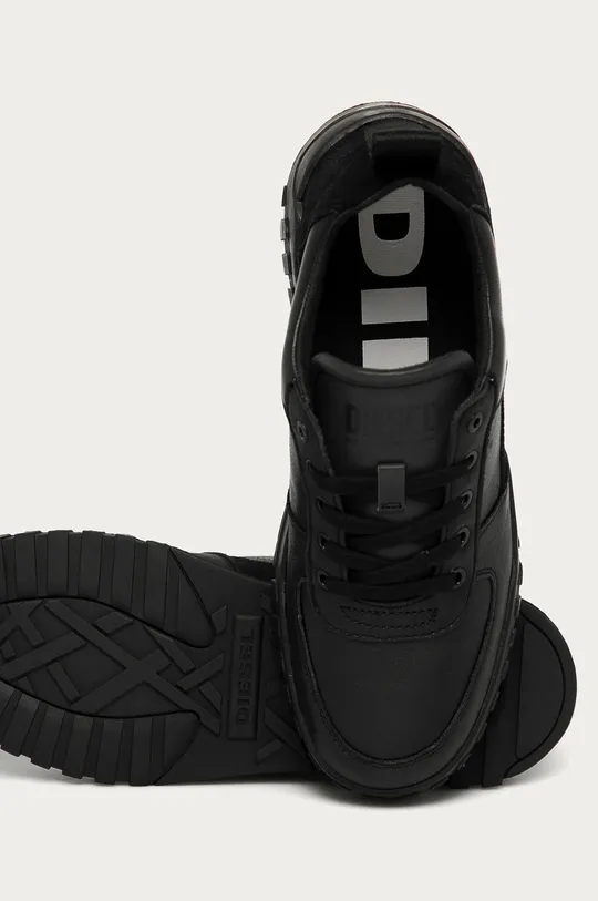 čierna Diesel - Kožená obuv