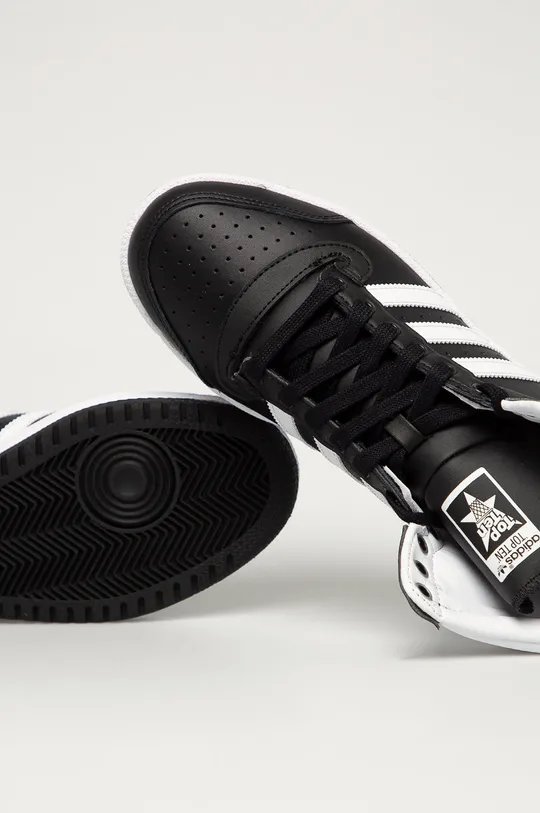 čierna adidas Originals - Topánky Top Ten FV6132