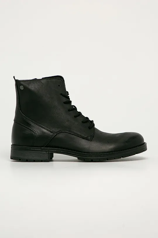 crna Jack & Jones - Kožne cipele Muški