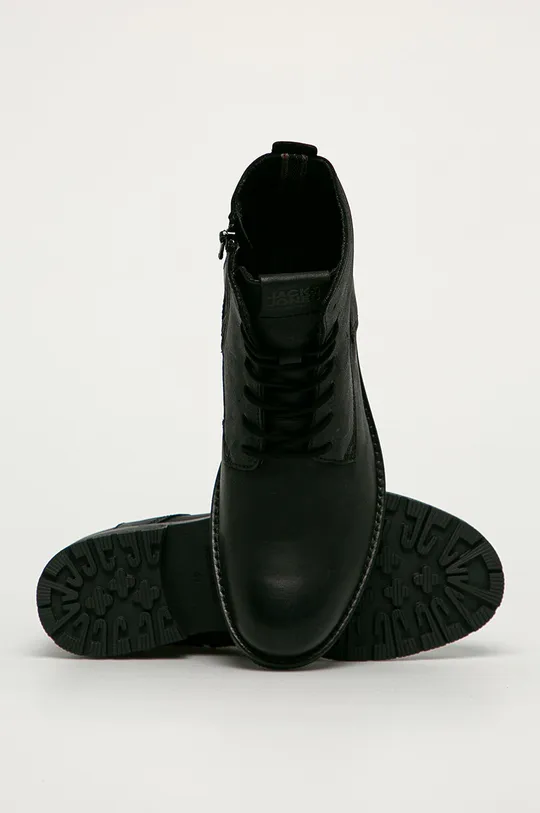 crna Jack & Jones - Kožne cipele