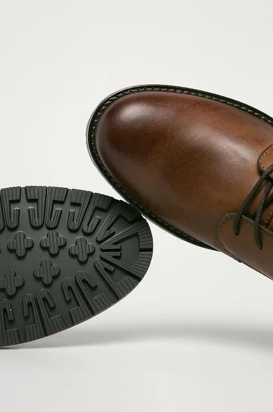 barna Jack & Jones - Bőr cipő