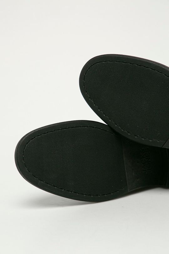 černá Jack & Jones - Kožené boty