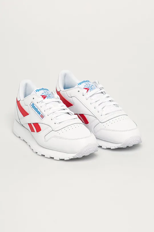 Reebok Classic - Kožená obuv CL LTHR FV6372 biela