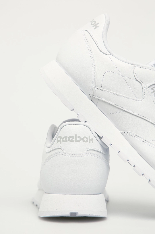 biały Reebok Classic - Buty skórzane Cl LTHR FV7459