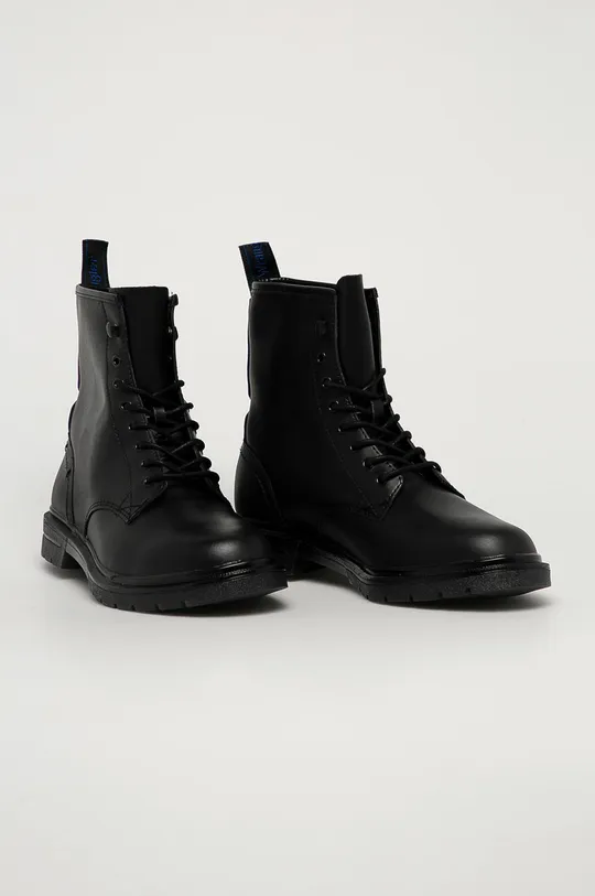 Wrangler - Кожаные ботинки чёрный
