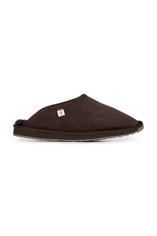 smeđa Emu Australia - Kućne papuče od brušene kože Platinum Esperence Muški