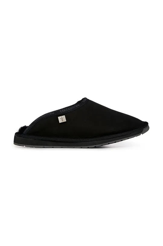 čierna Emu Australia - Semišové papuče Platinum Esperence Pánsky