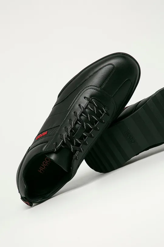 чёрный Hugo - Кожаные ботинки