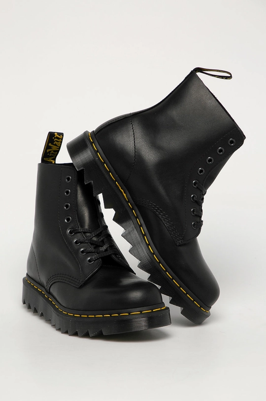 Dr. Martens - Buty skórzane 1460 Pascal Ziggy czarny