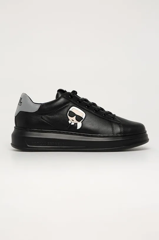 čierna Karl Lagerfeld - Kožená obuv Pánsky