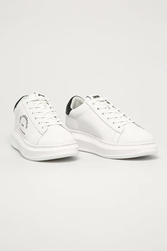 Karl Lagerfeld - Bőr cipő fehér