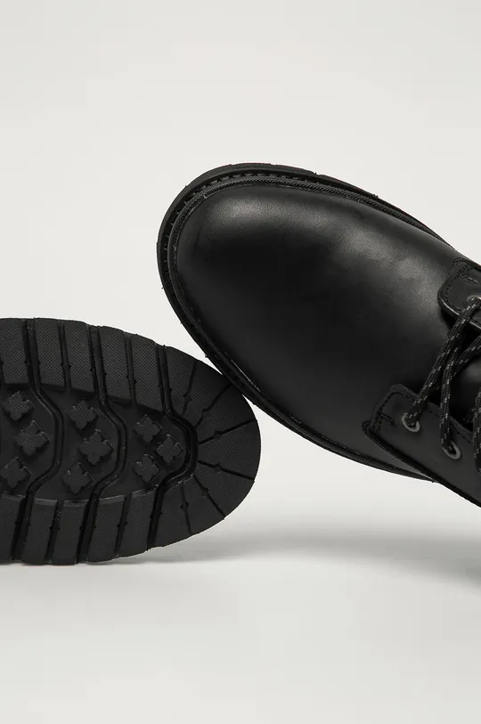 чёрный Big Star - Кожаные ботинки