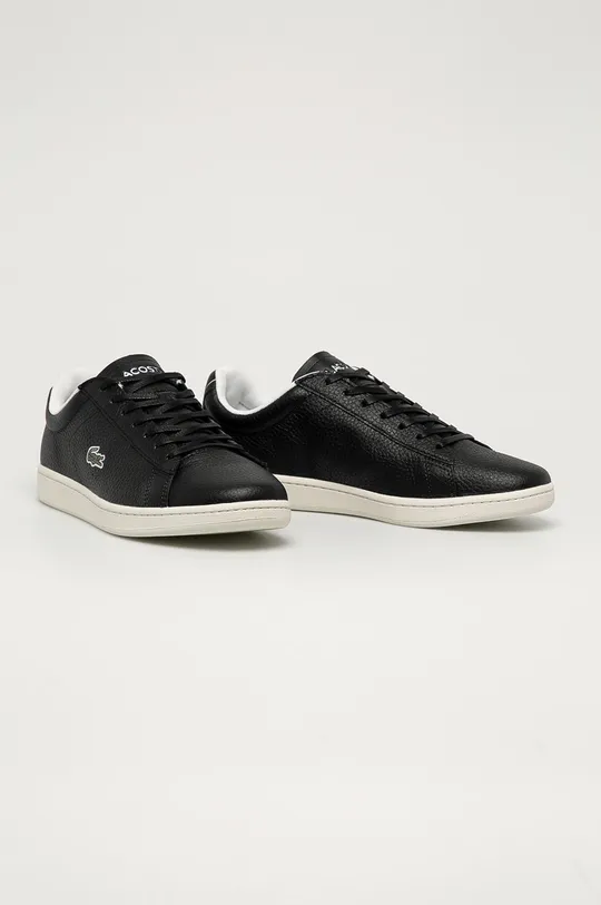Lacoste - Kožená obuv čierna