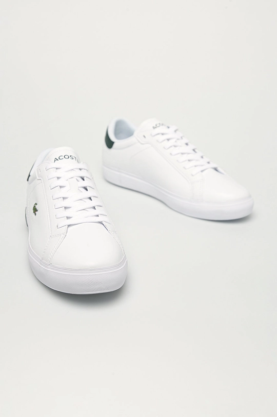 Lacoste - Buty skórzane Powercourt 740SMA00601R5 biały