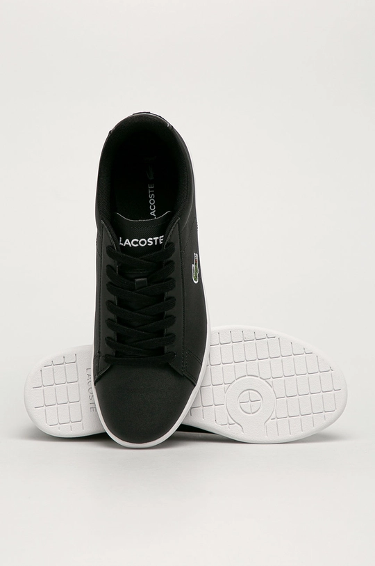 negru Lacoste ghete de piele