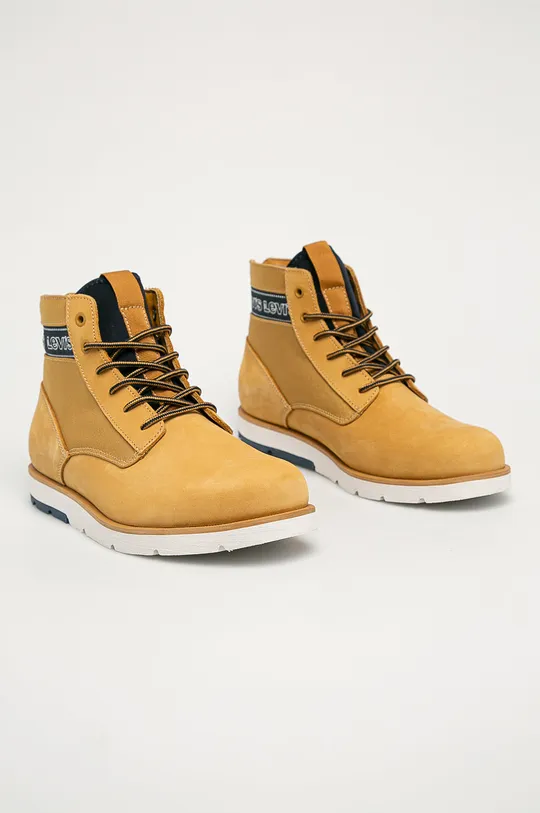 Levi's - Kožená obuv žltá