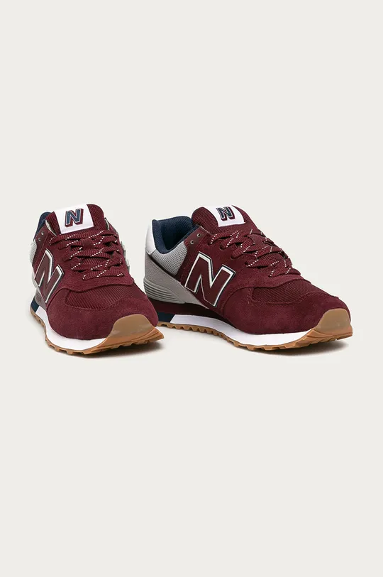 New Balance - Topánky ML574GRD červená