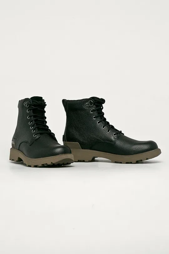 Sorel Кожаные ботинки Caribou Six Wp чёрный