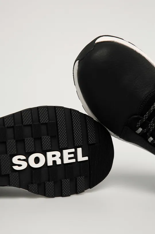 μαύρο Sorel - Δερμάτινα παπούτσια Mac Hill Mid LTR WP
