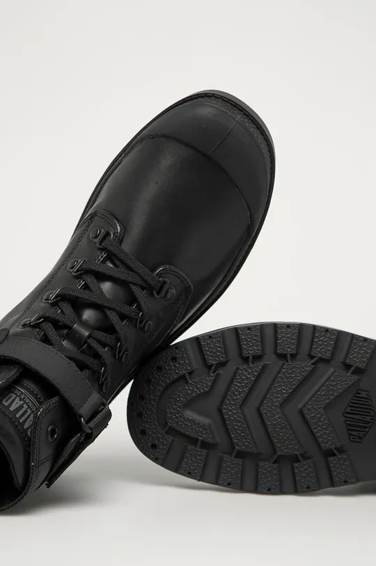 чёрный Palladium - Кожаные ботинки