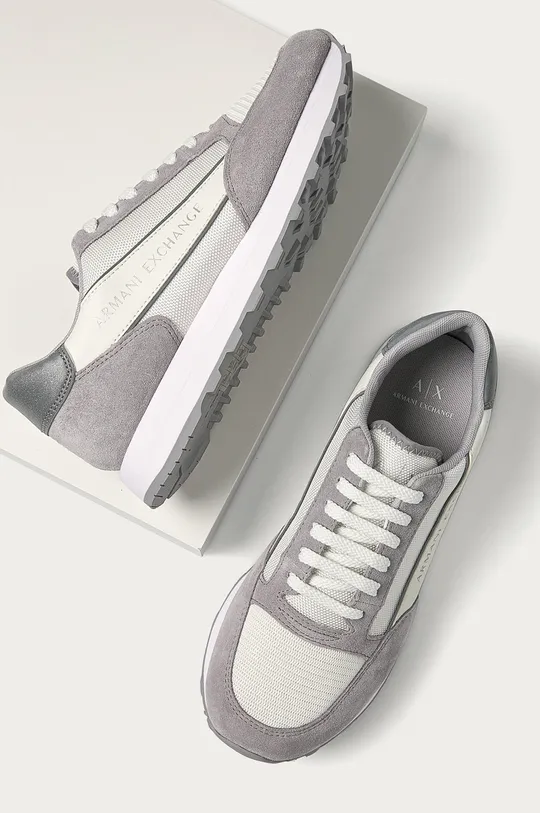 bianco Armani Exchange scarpe