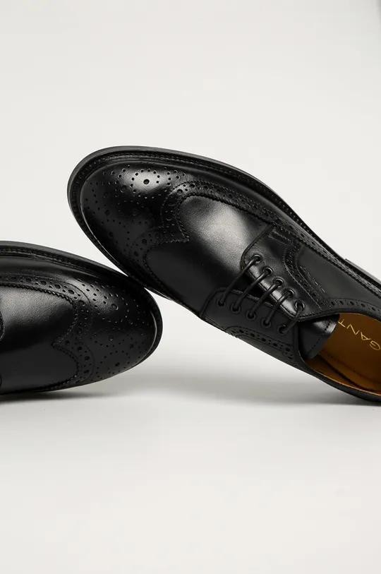 fekete Gant - Bőr félcipő Flairville