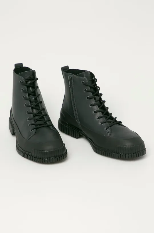 Camper - Kožená obuv Pix čierna