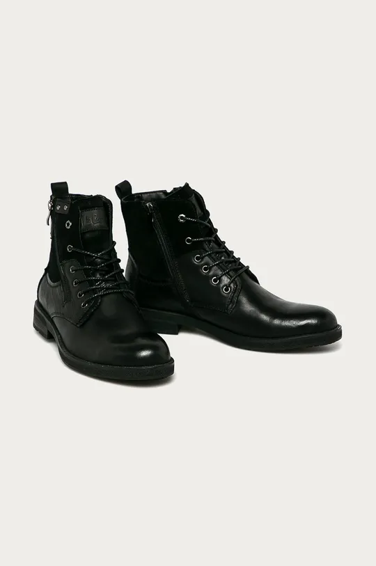 Lee Cooper - Кожаные ботинки чёрный