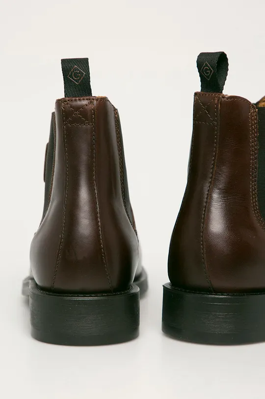 hnedá Gant - Kožené topánky Chelsea Brockwill
