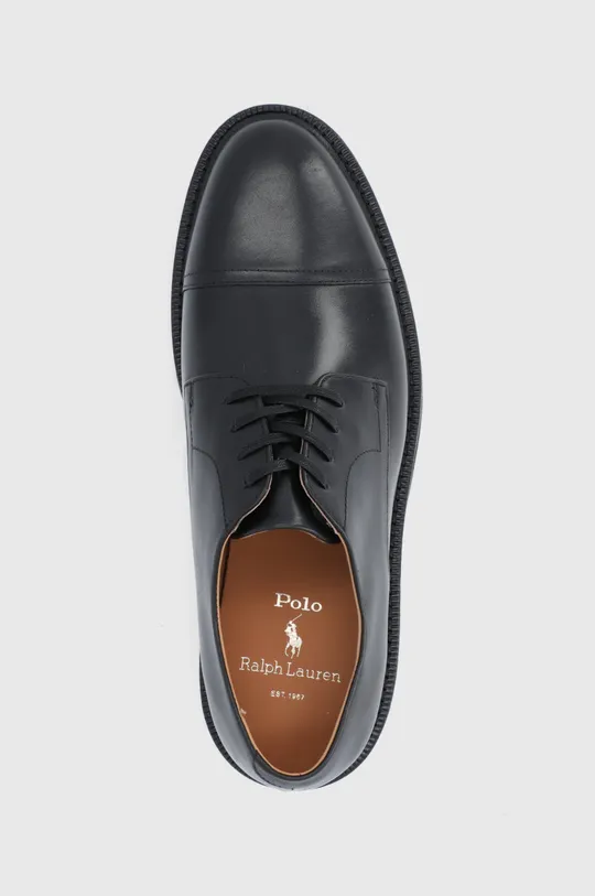 μαύρο Δερμάτινα κλειστά παπούτσια Polo Ralph Lauren
