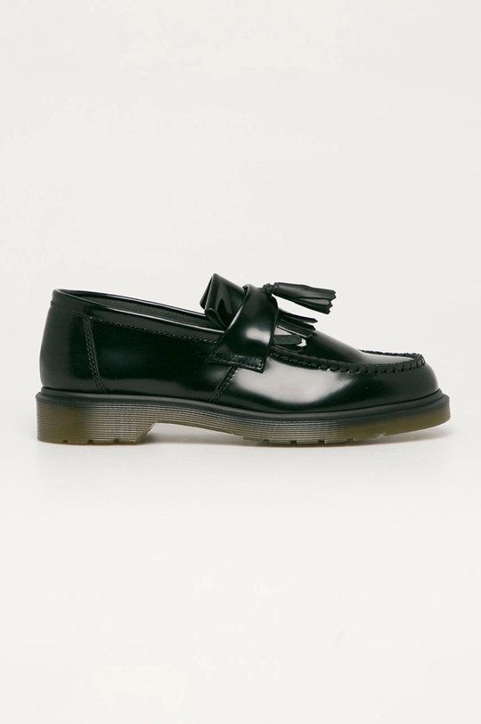 black Dr. Martens leather loafers Men’s