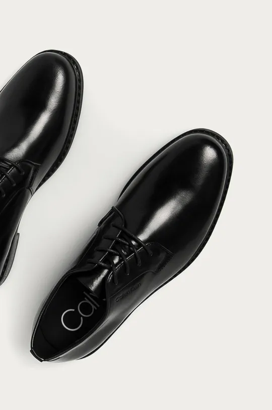 чорний Calvin Klein - Шкіряні туфлі