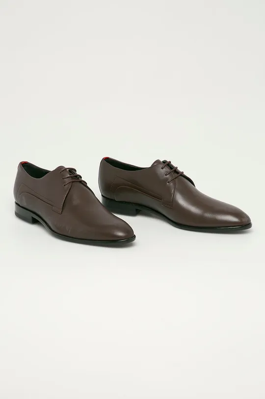 Hugo - Кожаные туфли коричневый
