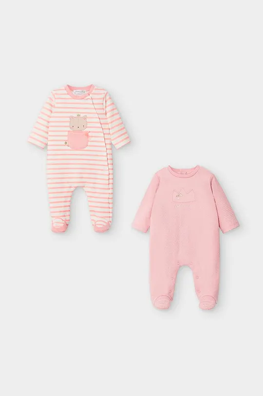 ružová Mayoral Newborn - Dupačky pre bábätká 55-86 cm (2-pak) Dievčenský