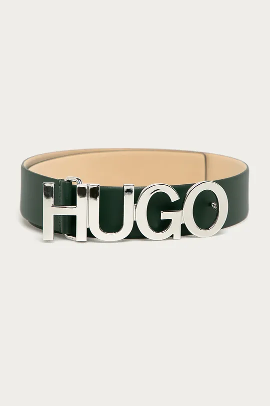 zielony Hugo - Pasek skórzany 50391327 Damski