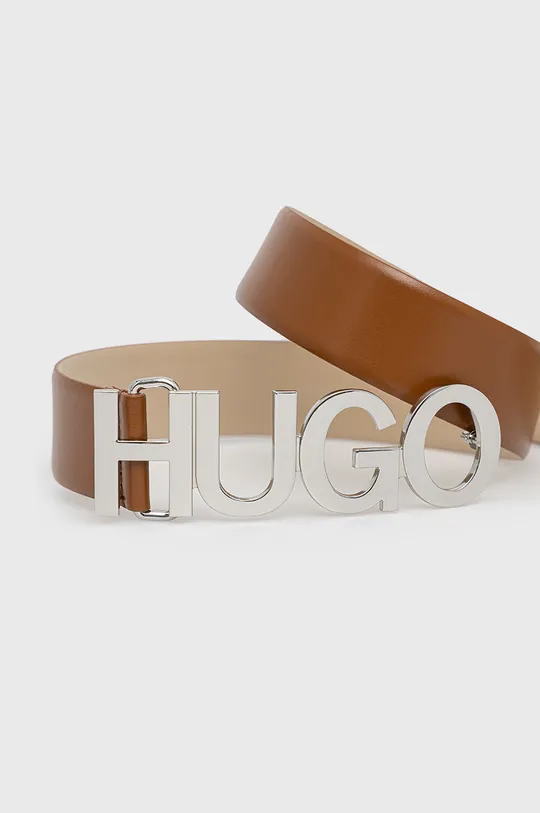 Hugo - Kožený opasok hnedá