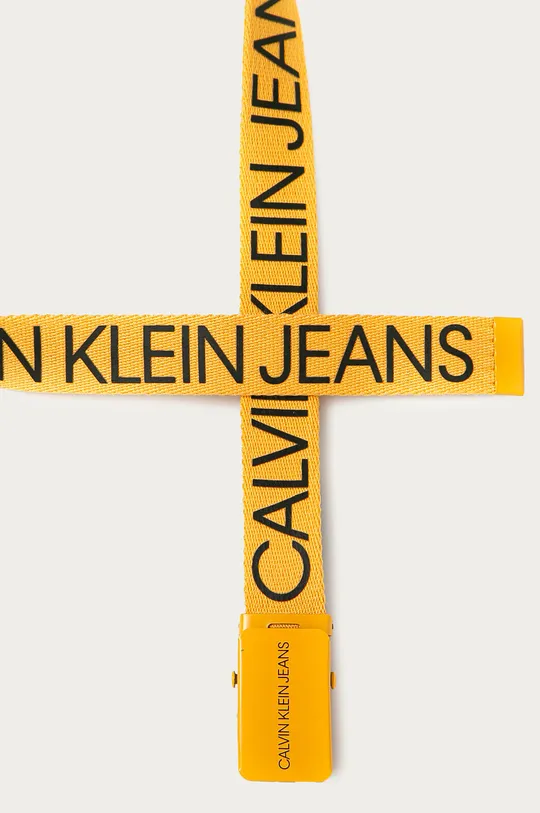Calvin Klein Jeans - Detský opasok žltá