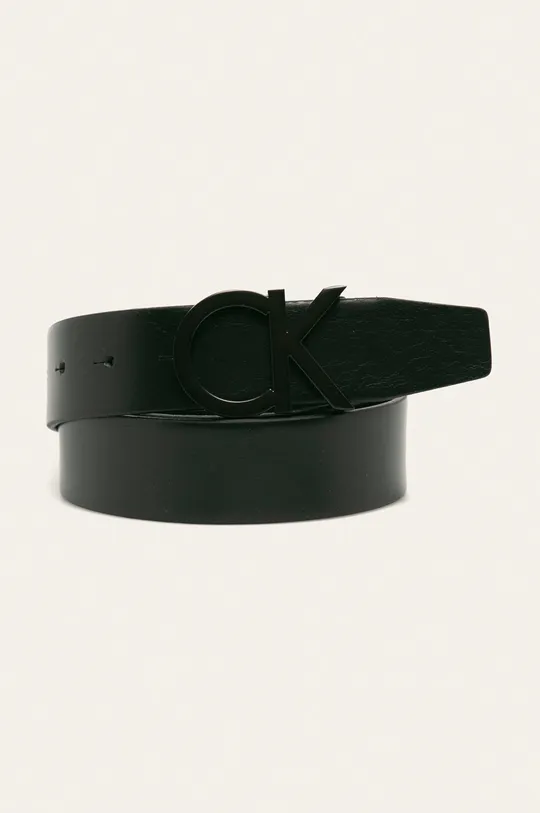 чёрный Calvin Klein - Кожаный ремень Мужской